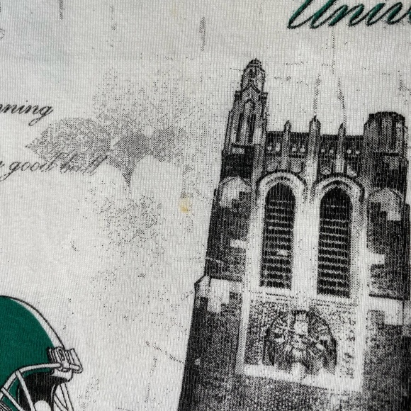 Vintage 90s Michigan state Spartans all over doublesided long sleeve size L - Picture 5 of 7